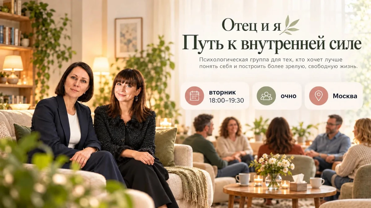 Терапевтическая группа «Отец и Я: путь к внутренней силе»