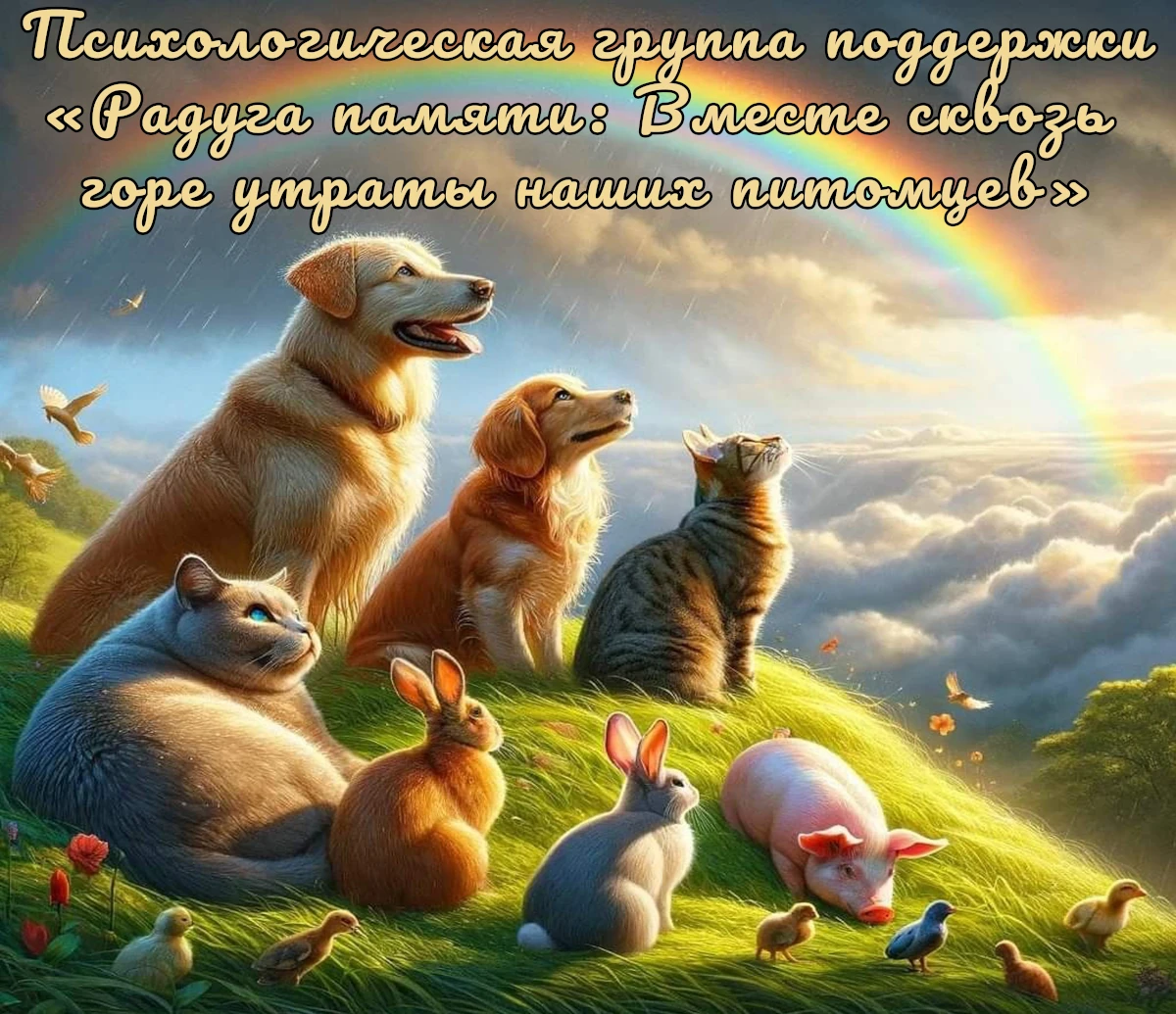 Группа поддержки «Радуга памяти: для тех кто потерял питомца (очно)»